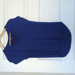 Cable & Gauge Women's Short Sleeve Top - Blue